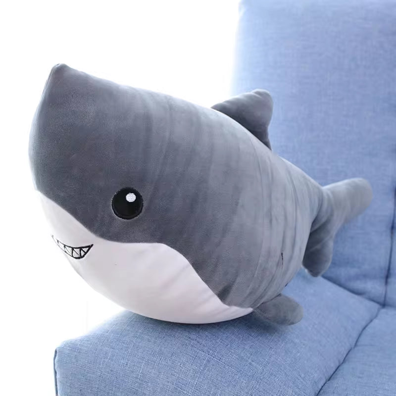 35-70Cm Cartoon Marine Life Cute Unicorn Whale Shark Devil Rays Fish Plush Toy Soft Stuffed Kawaii Killer Whale Pillow Cushion