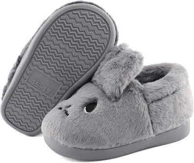 Toddler Girls Bunny Slippers Winter Warm Shoes Rabbit House Soft Slippers