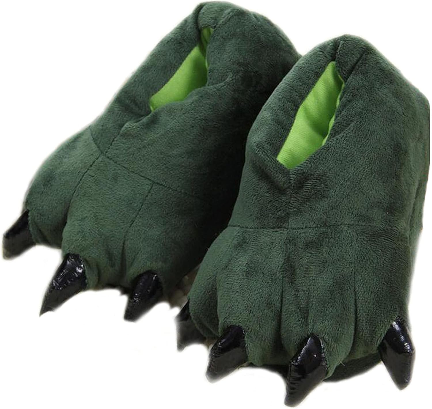 Unisex Soft Plush Paw Slippers Animal Paw Slippers Women'S Shoes Dinosaur Paw Slippers